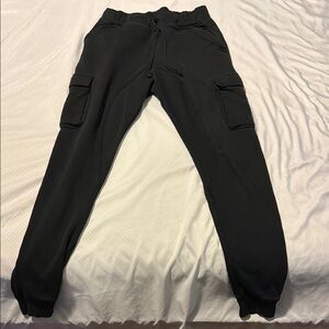 Black Cargo Jogger Pants